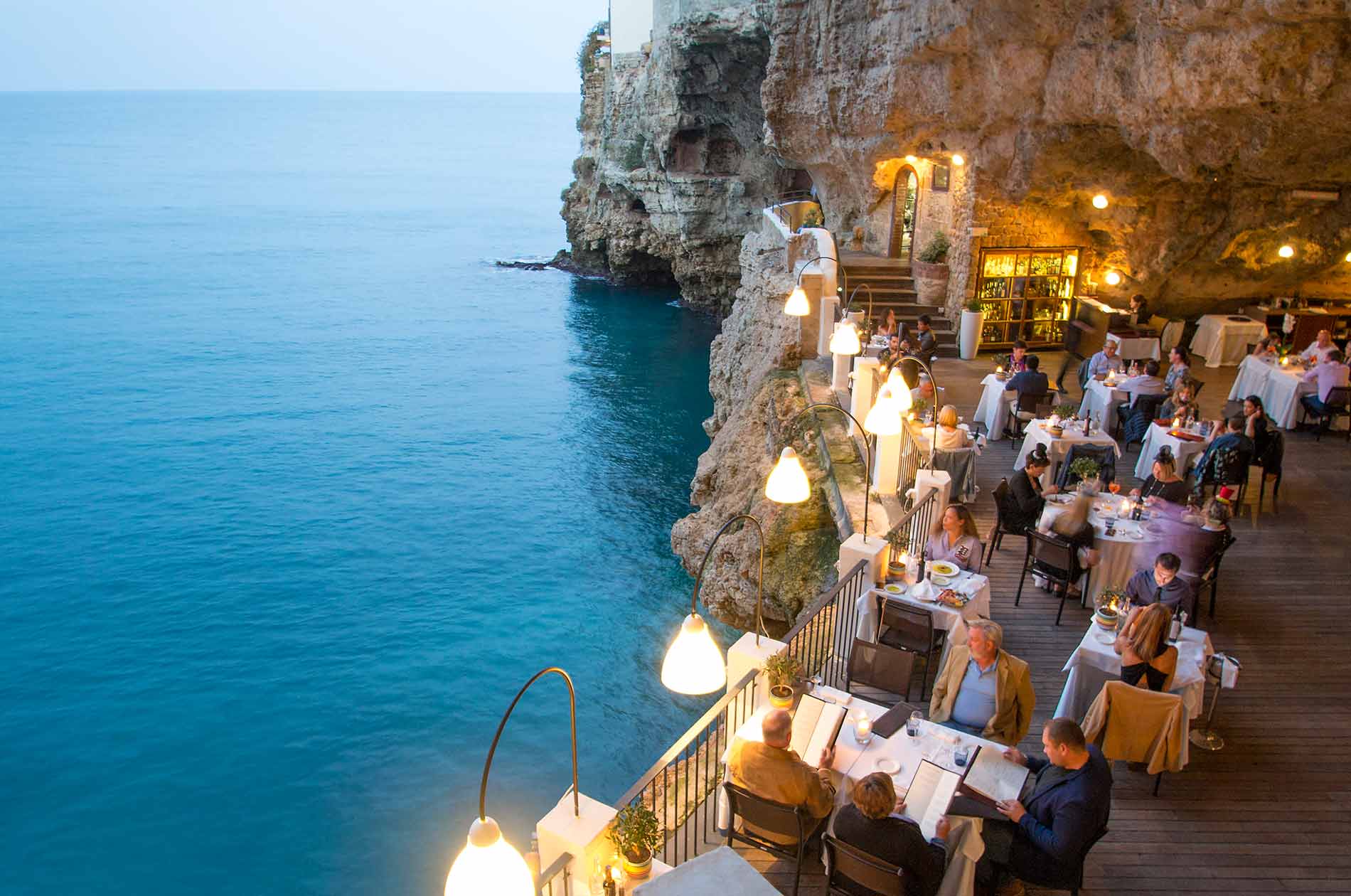 Travel Guide to amazing Grotta Palazzese Cave Restaurant, Italy