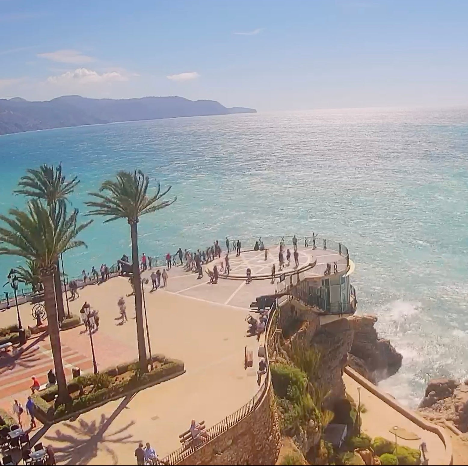 Live Webcam in Nerja - Balcón de Europa