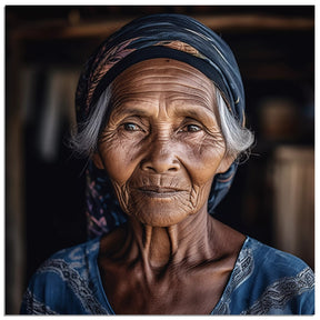 Old Woman Portrait, Kota Belud, Malaysia