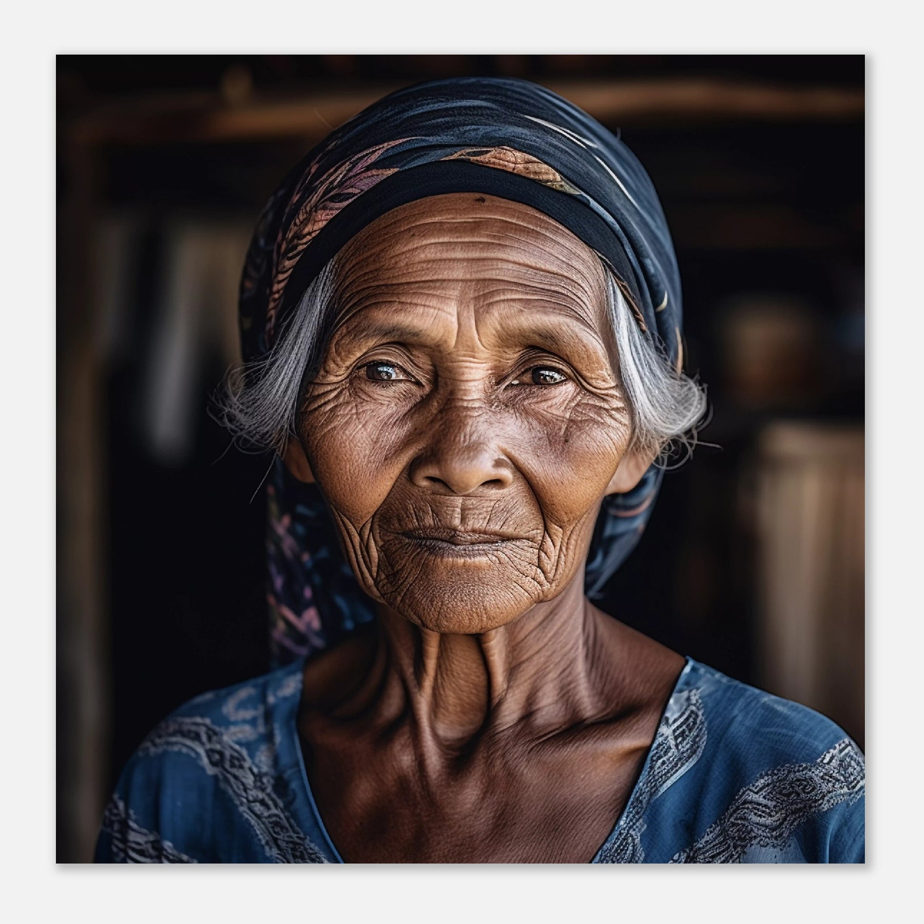 Old Woman Portrait, Kota Belud, Malaysia