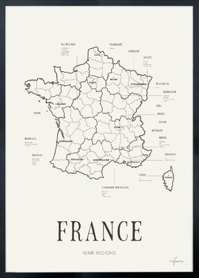 France Wine Region Map