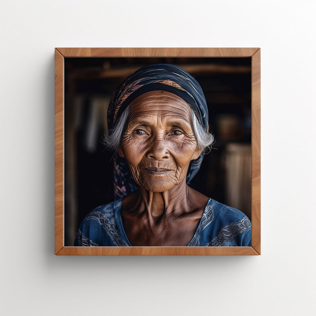 Old Woman Portrait, Kota Belud, Malaysia