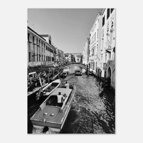 The Canals of Venice (Black & White)