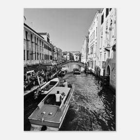 The Canals of Venice (Black & White)