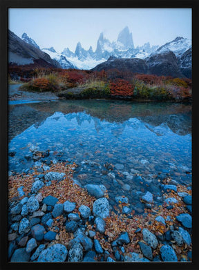 Blue Fitz Roy Poster