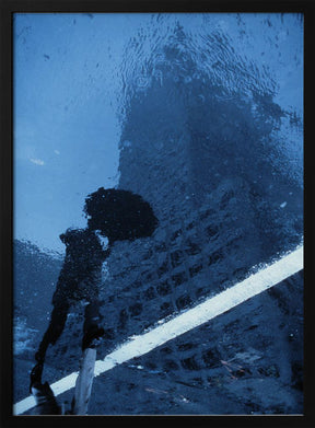 Swinging in the rain (from the series &quot;New York Blues&quot;) Poster