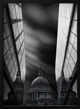 The St Paul's Cathedral in Reflection Poster