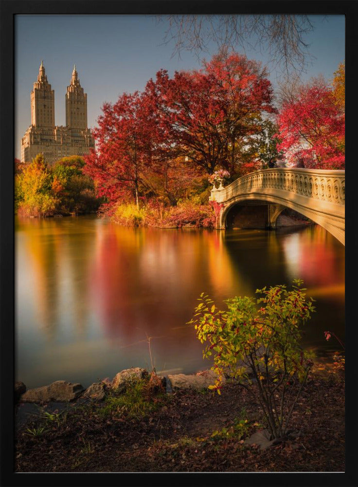 Fall in Central Park Poster