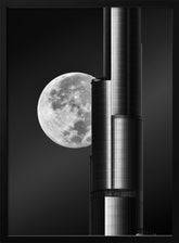 Super moon Burjkhalifa Poster