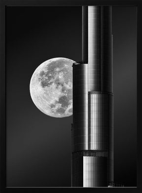 Super moon Burjkhalifa Poster