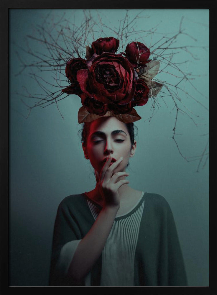 Flower Hat Poster