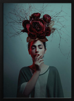 Flower Hat Poster