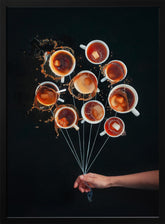 Coffee Balloons Poster