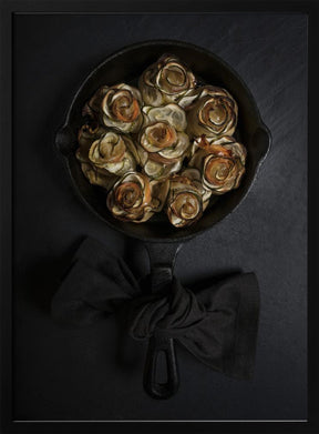 Zucchini and prosciutto roses Poster