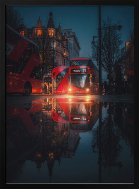 London night reflections Poster