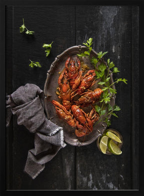 Crayfish and parsley Poster