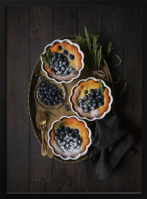 Blackberry cheesecake with rosemary Poster