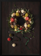 Truffles Christmas wreath Poster