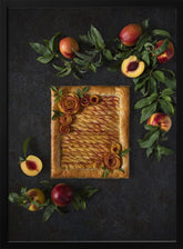 Peach roses tart Poster