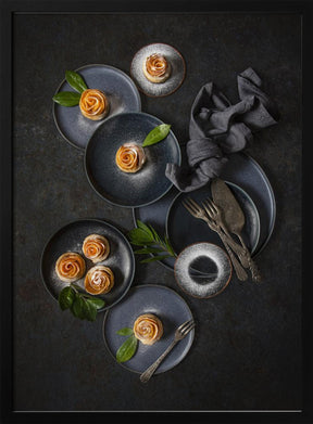 Pumpkin roses Poster