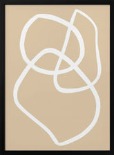 Beige Lines 03 Poster