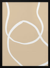 Beige Lines 04 Poster