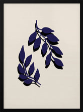 Blue Twigs Poster