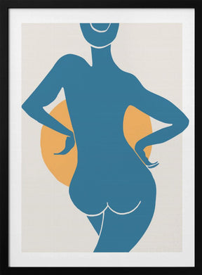 Blue Woman Poster