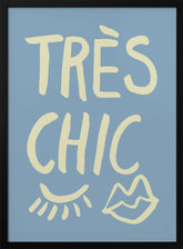 Très Chic Blue Poster