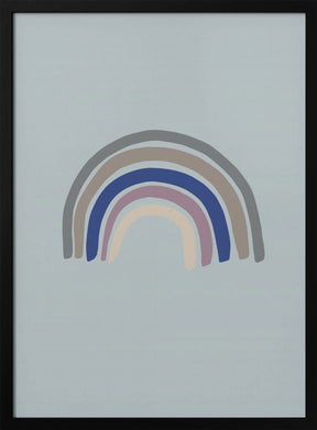 Rainbow Blue Poster