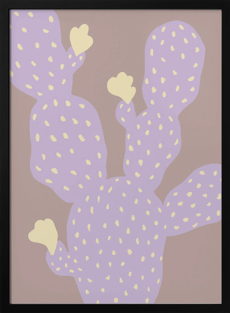 Lilac Cactus Poster