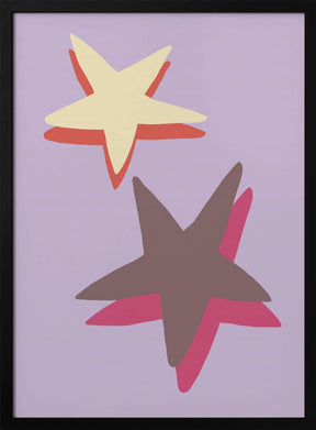 Lilac Star Poster