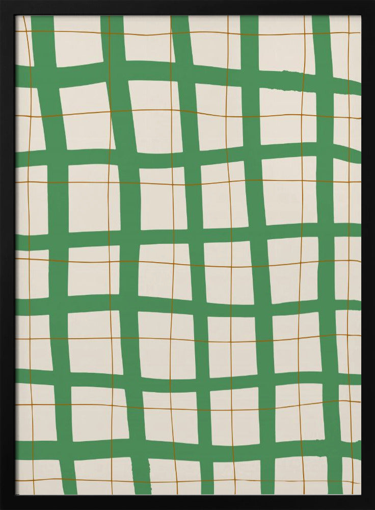 Green Grid Poster