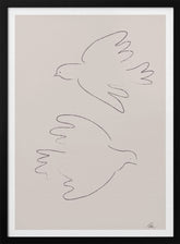 Two Doves Poster