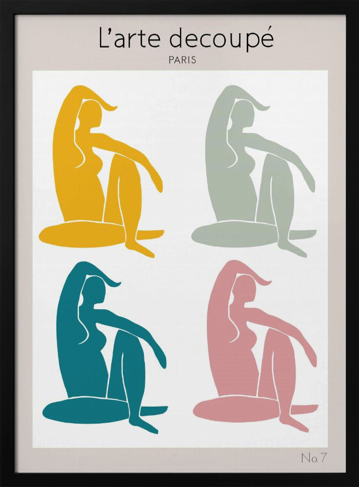 Four Figures Poster