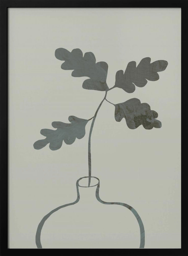 Green Oak Plant Poster