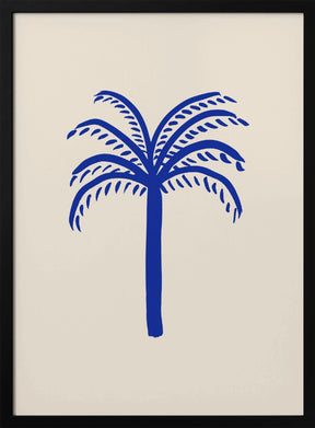 Blue Palm Poster