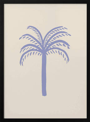 Lilac Palm Poster