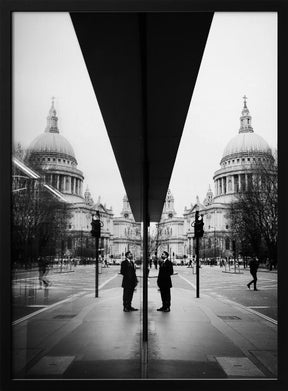 Reflecting St.Paul Poster