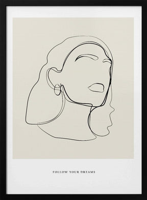 Minimalist Line Art Poster