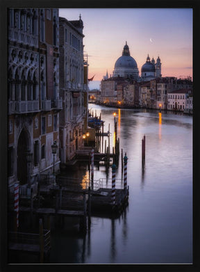 Venice, sunrise from the Academia bridge Poster