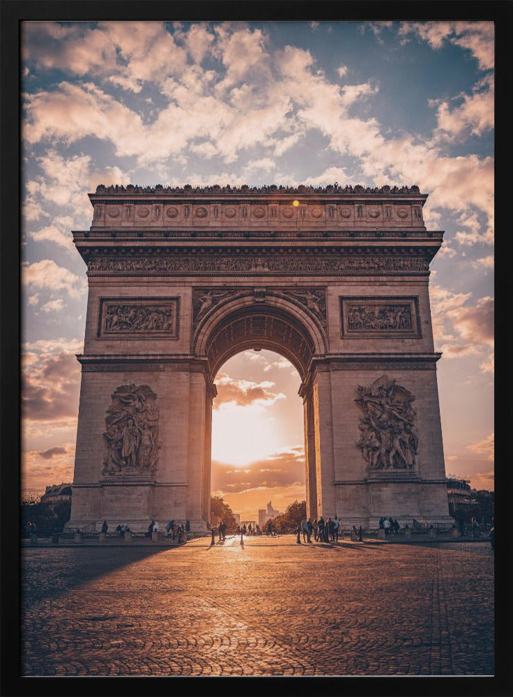 Golden Arc of Paris Poster