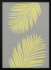 PALM LEAF 01 YELLOW Poster