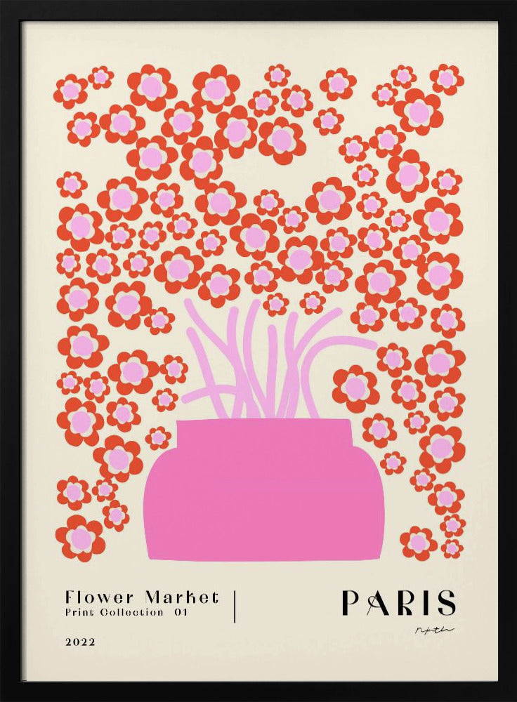 Flower Market. Paris Poster