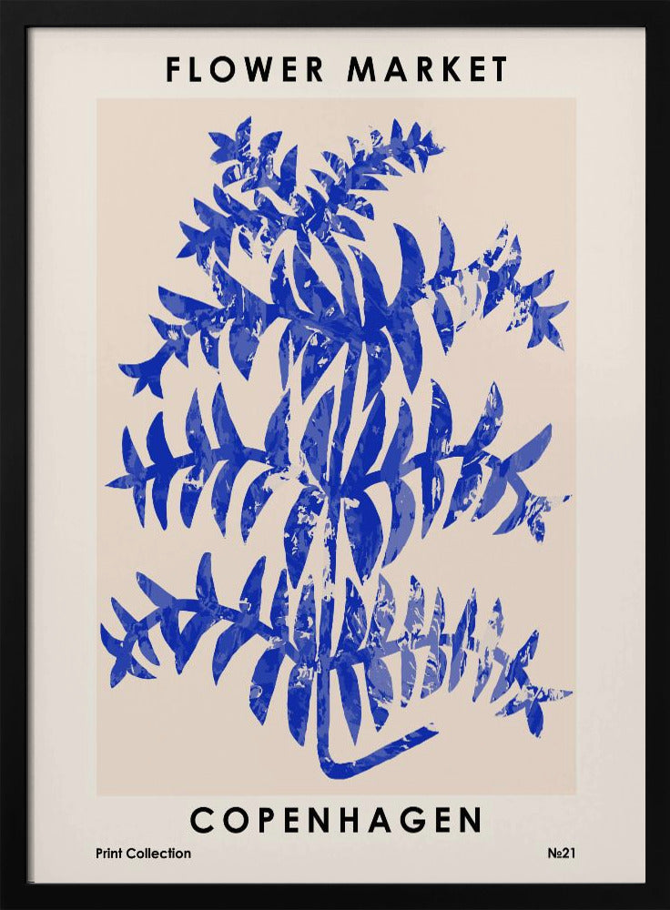 Flower Market. Copenhagen Poster
