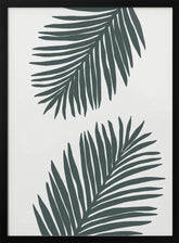 Palm Leaf Gray with tint of green 01 Poster