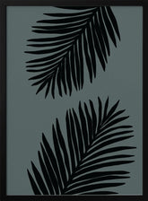 Palm Leaf Gray with tint of green 03 Poster