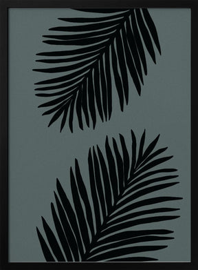 Palm Leaf Gray with tint of green 03 Poster