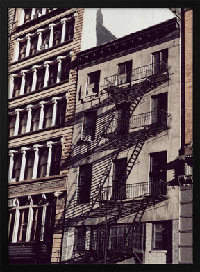 New York City Fire Escapes Poster