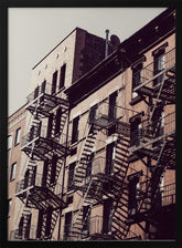 New York City Fire Escapes 02 Poster